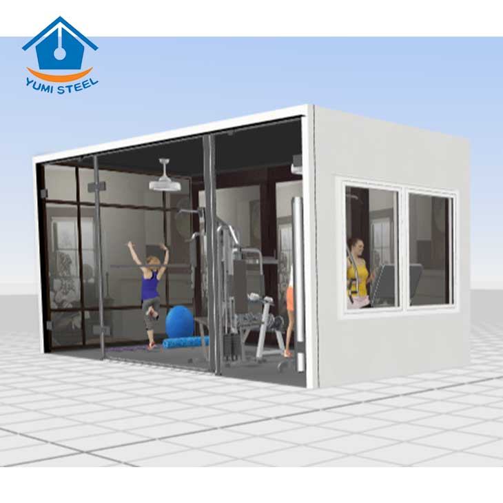 Flat Packed Container House for Gym/Gymnasium/Fitness Center