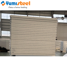 30mm PU/PIR Sandwich Panel Polystyrene Precast Walls Panels for Temperature Control Facilities