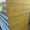 Insulated Fireproof Steel Rockwool Sandwich Wall/Roof Panel for Prefab Structure