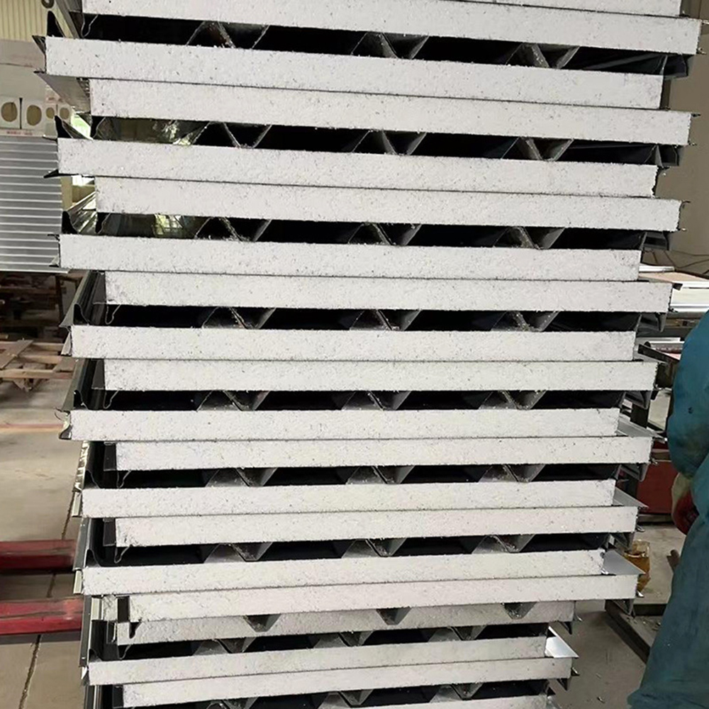 Thermal Insulation EPS Sandwich Roof Panels with Metal Facings 