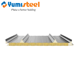 75mm Ribs Standing Seam Roof Sandwich Panels for Solar PV Integration