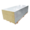 Fire Rated Rockwool Insulated Wall Panels with Class A Non Combustible Core
