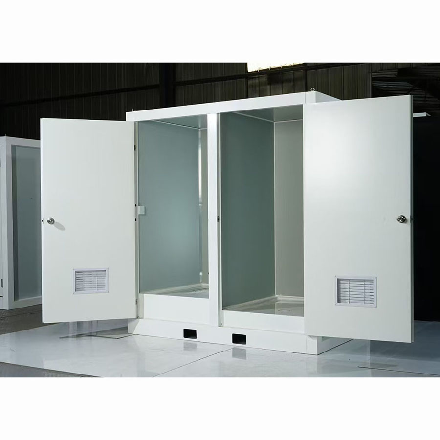 Portable Dual-Unit Toilet and Shower contianer house