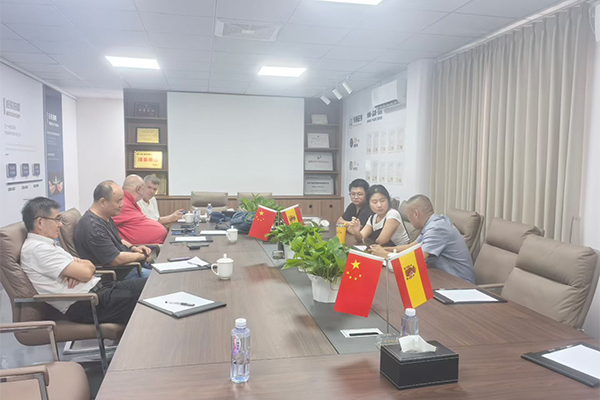 Welcoming Our Spanish Client to the Light Steel Villa Factory