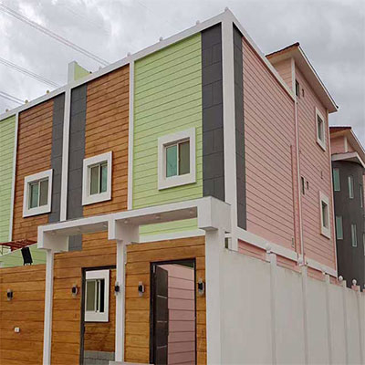 Light weight steel villas