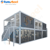 Quick Assembly And Recycling Prefab Container House for Commercial Building