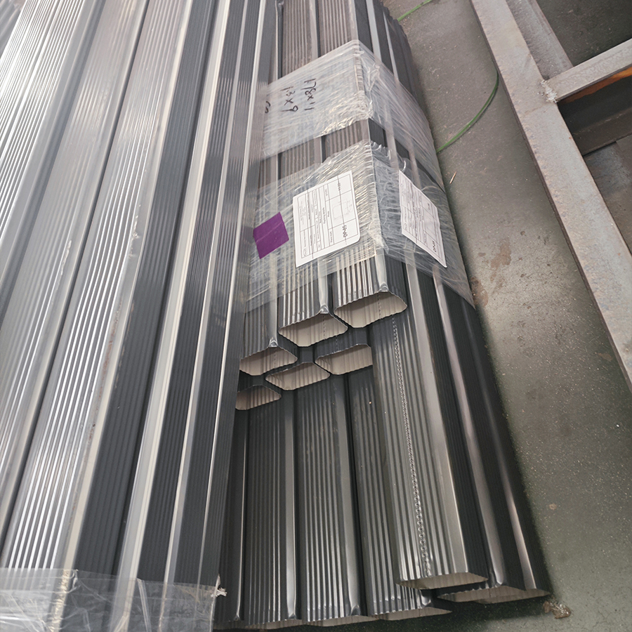 Galvanized Steel Roof Aluminum Rain Gutter System for Buildings 