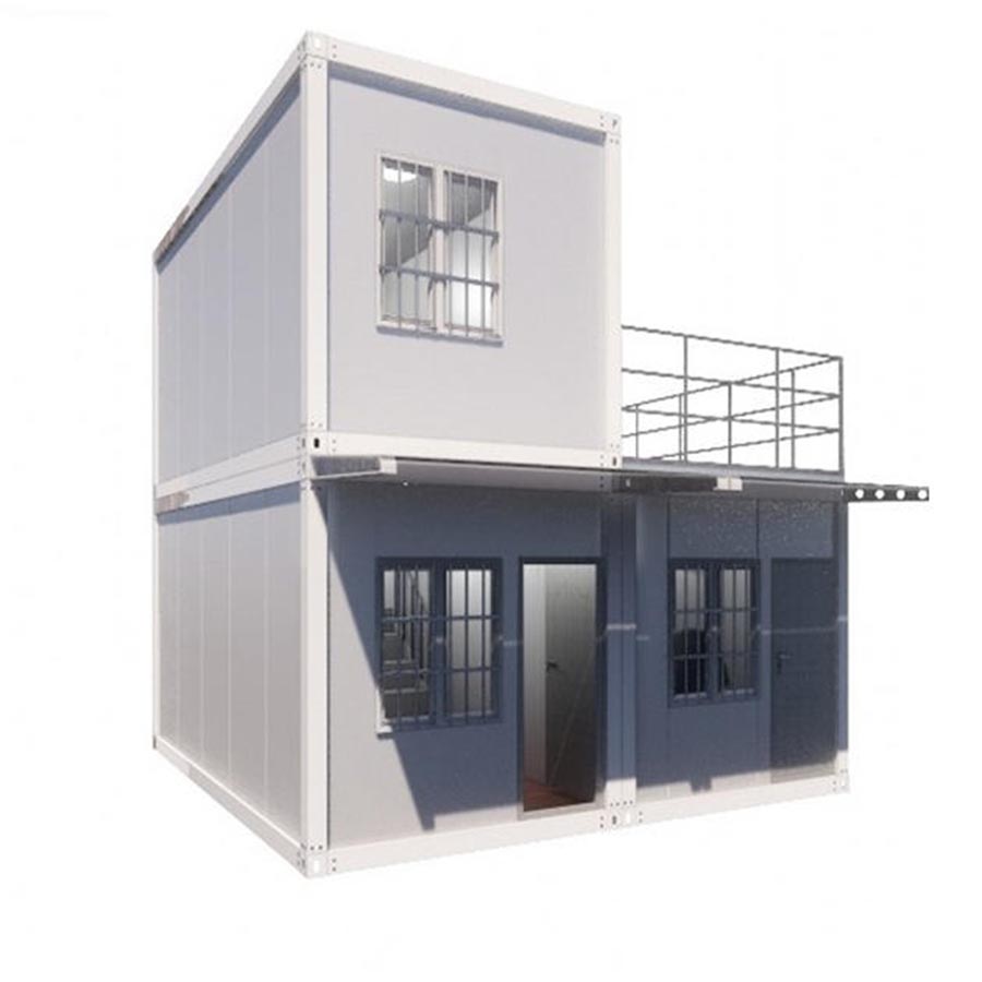 Flat Packed Container Modulable for Living Construction