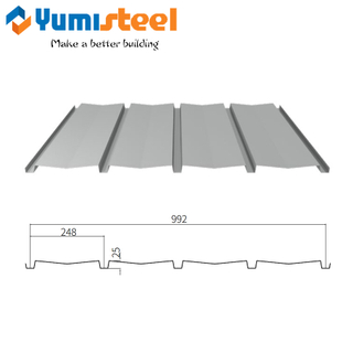 Customized Shape for Roof Panel Processing Corrugated Sheet