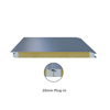 Energy Saving Insulated Wall Panels Rockwool Sandwich Panels for Industrial Buildings