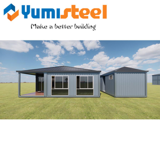 Prefabricated Container Coffee Shop Restaurant Bar and Toilet Container House