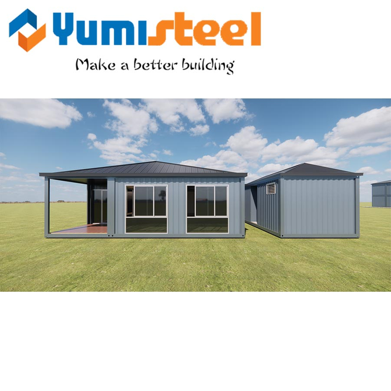 Prefabricated Container Coffee Shop Restaurant Bar and Toilet Container House