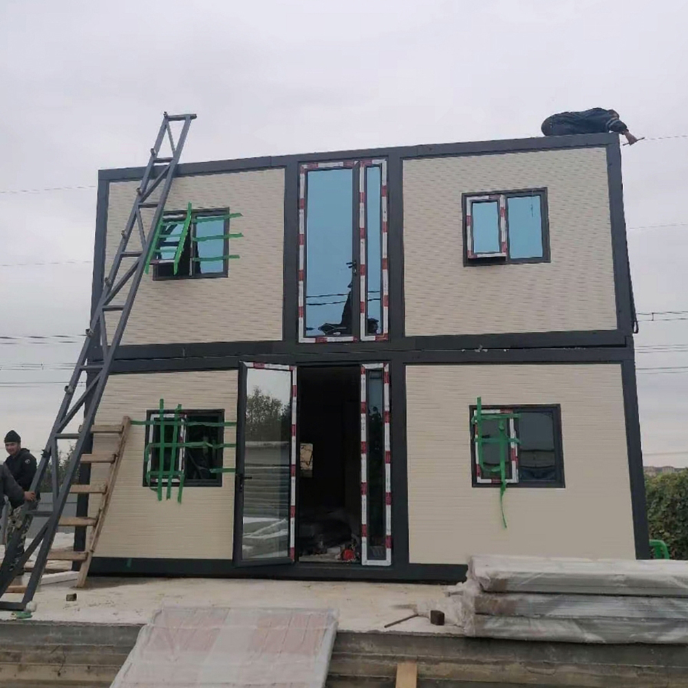 Modular Flat Top Expandable Folding Container House Production Workshops 