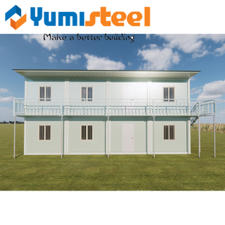 Prefab Container House Temporary Staff Labor Camp Dormitory Office Building