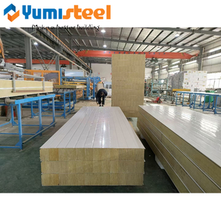 200mm Australian Standards Rockwool Sandwich Panels for Steel Construction
