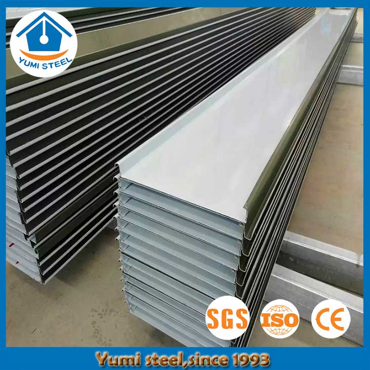ClickLock Installation Standing Seam Roofing Sheets for Residential Buildings