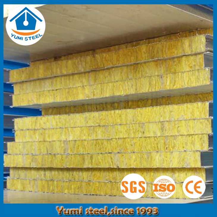 50mm A Grade Fireproof Glass Wool Wall Panels for Prefabricated Buildings