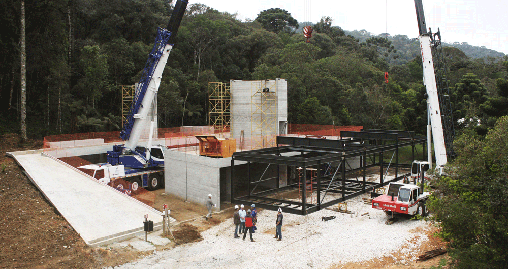 Steel villas construction