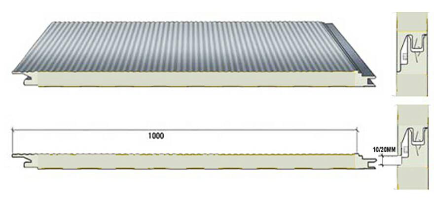 Concealed joint PIR wall panels supplier